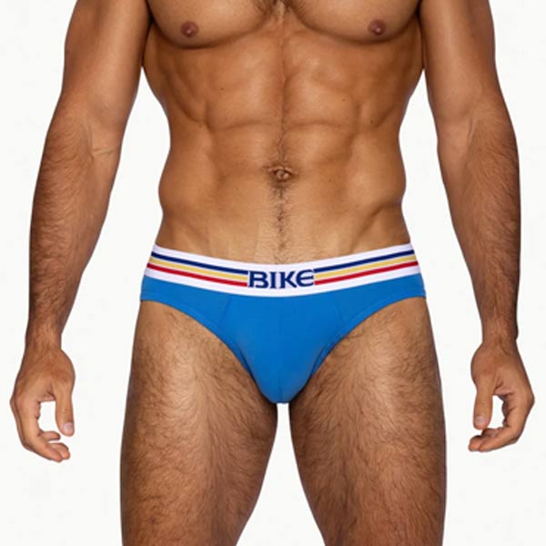 BIKE® Stretch Cotton Brief | Bright Indigo