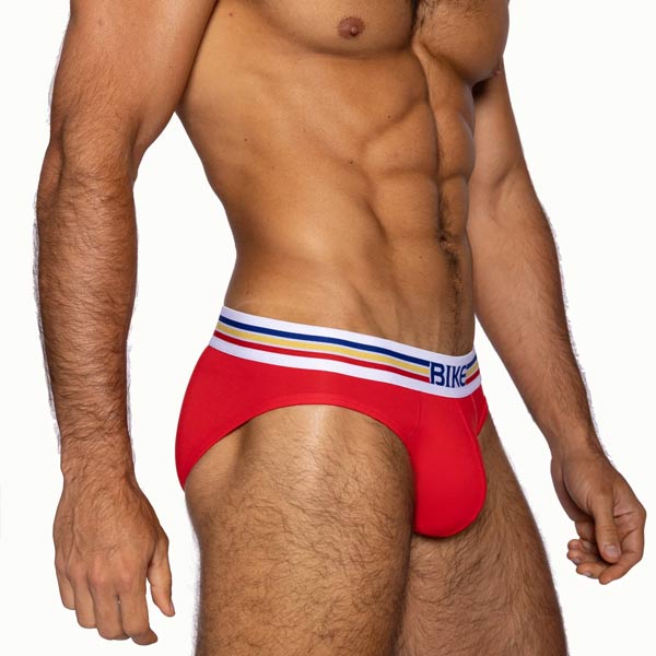 BIKE® Stretch Cotton Brief | Samba Red