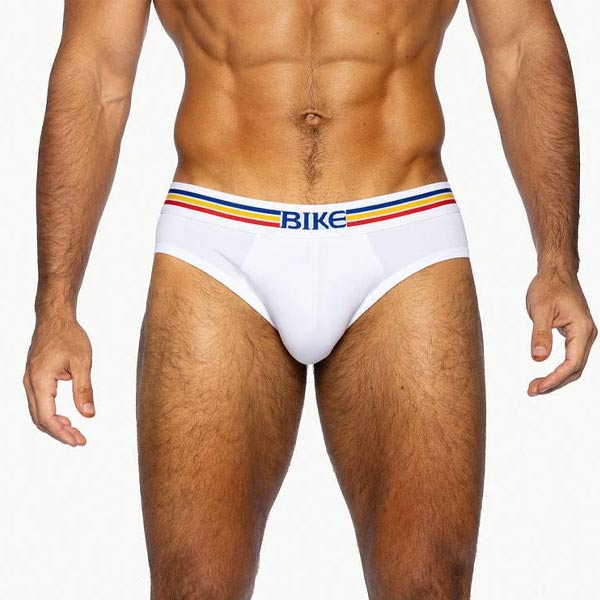 BIKE® Stretch Cotton Brief | White