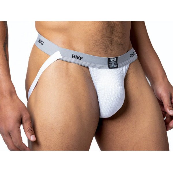 BIKE® SWIMMER (Narrow Band) Jockstrap | White