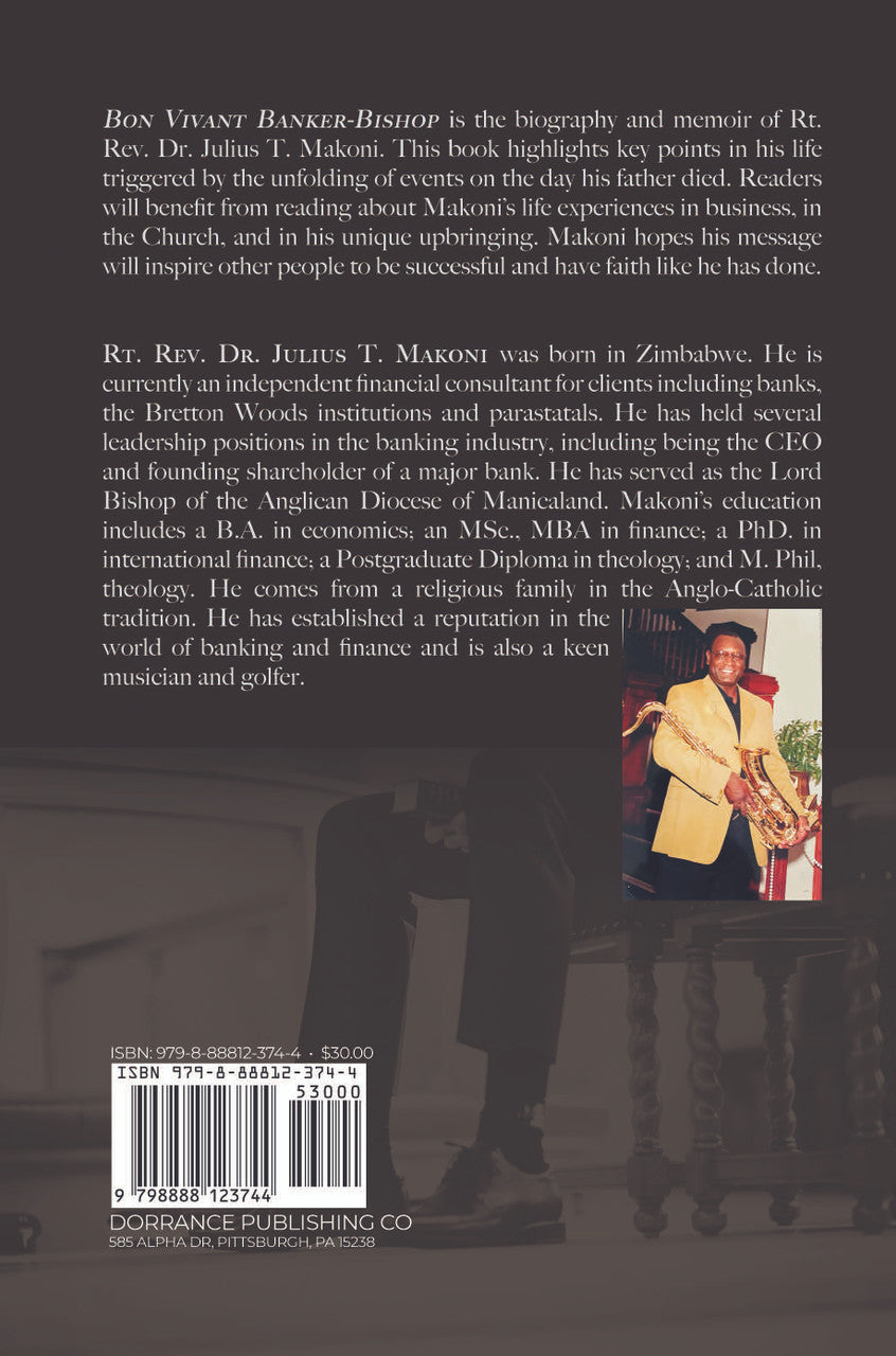 Bon Vivant Banker-Bishop: A Life In My Day