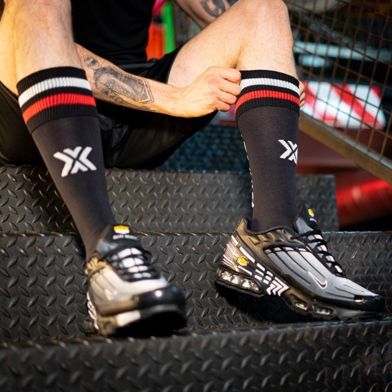 Boxer Barcelona Football Sock - Black/Red/White | HUNG