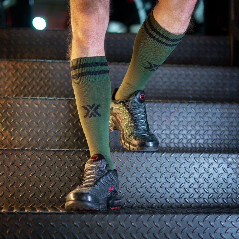 Boxer Barcelona Football Sock - Khaki | ARMY