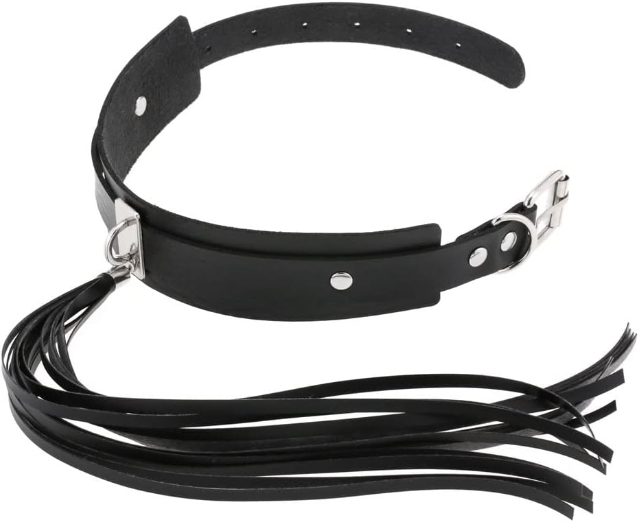 Choker with Fringe Tassel | Vegan Leather