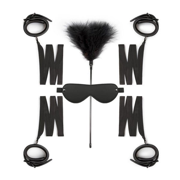 Easytoys Fetish Collection - Bondage Kit with Hand- and Ankle Cuffs, Eye Mask