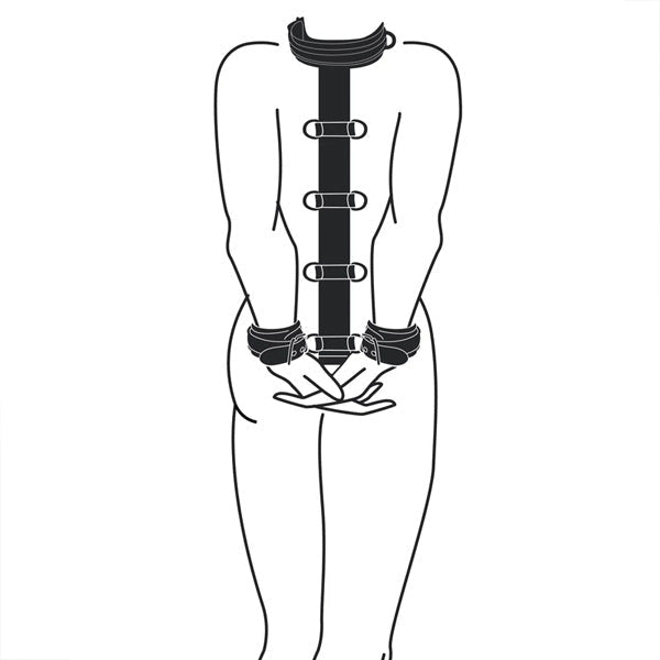 Easytoys Fetish Collection - Neck and Wrist Restraint