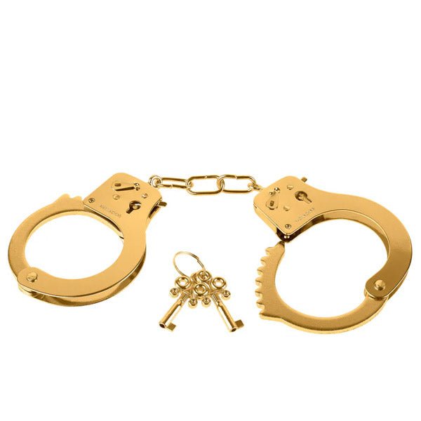 Fetish Fantasy Gold Metal Cuffs