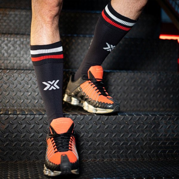 Football Sock BEAR | Black/Red/White