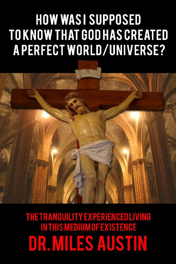How Was I Supposed To Know That God Has Created A Perfect World/Universe?
