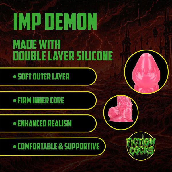 Imp Demon - Silicone Dildo - Red