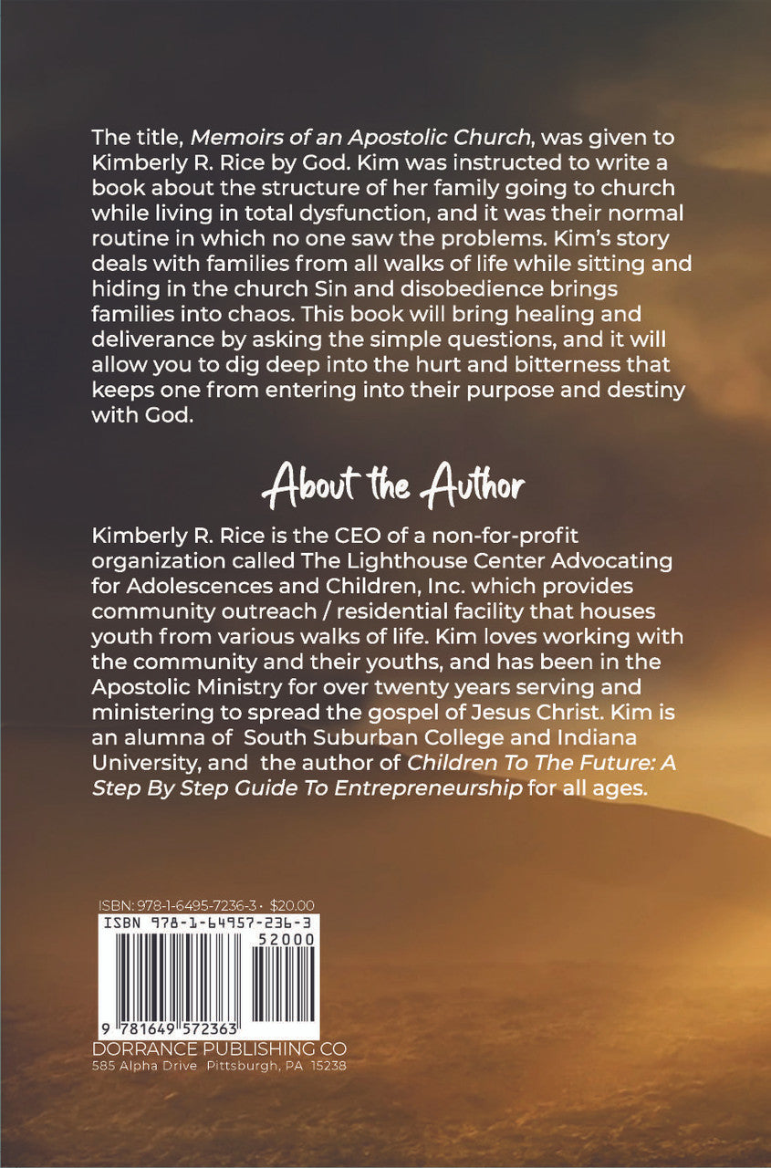 Memoirs Of The Apostolic Church: Destroying The Work Of The Enemy In Me!