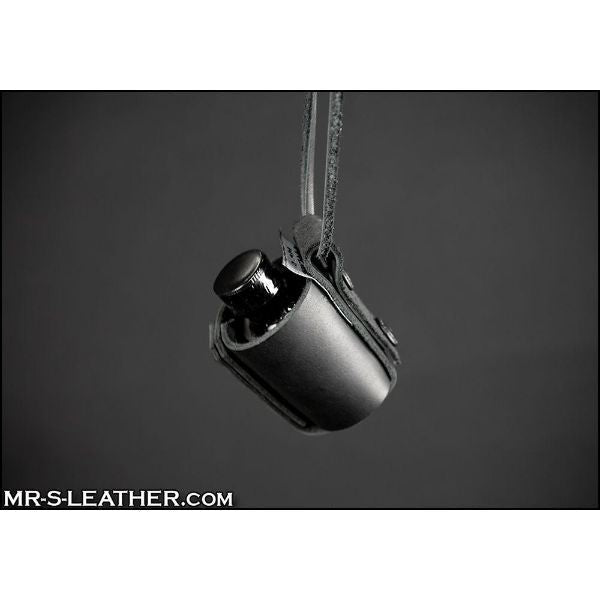 Mister S Leather Popper Bottle Holster Necklace | Leather