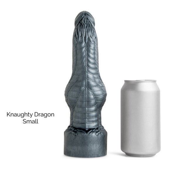 Mr Hankey's KNAUGHTY DRAGON Dildo: Brown Sm | 8 Inches