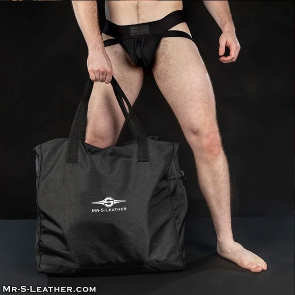 Mr. S Leather Adjustable Rim Seat With Hand Grips