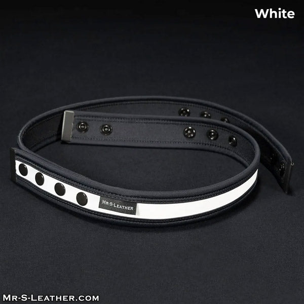 Mr. S Leather Neo Chastity Waist Strap for KINK3D | White
