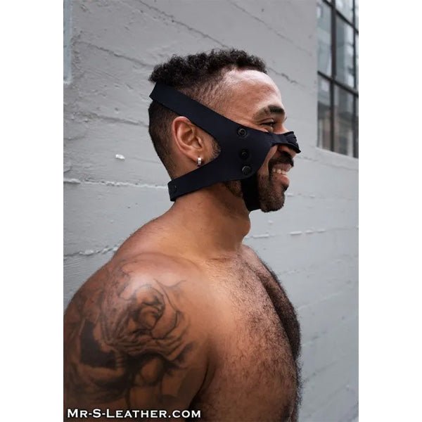Mr S Leather Neo Open Chin Face Harness