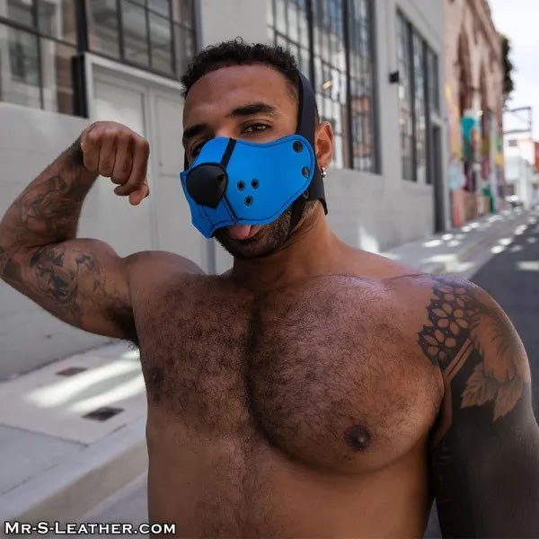 Mr S Leather Neo Open Chin Face Harness