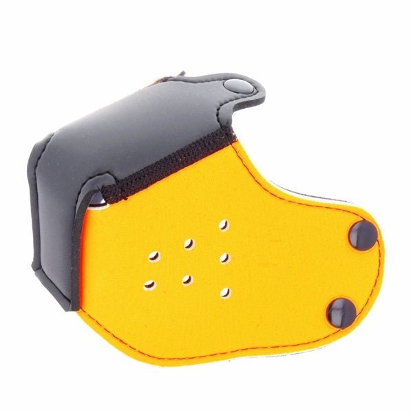 Mr S Leather NEOPRENE Puppy Hood: Replacement Muzzle | Orange