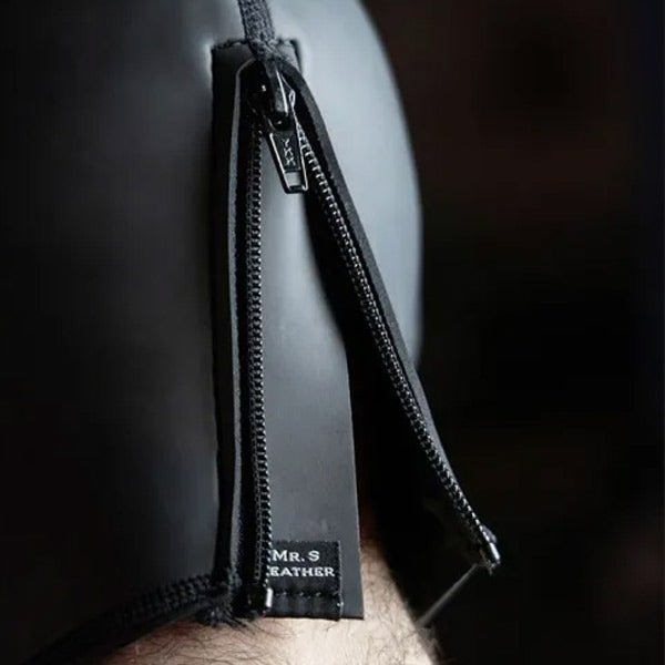 Mr.S Leather Blackout Gas Mask Hood