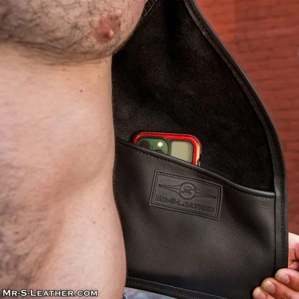 Mr.S Leather Dark Room Berlin Bar Vest | Blue