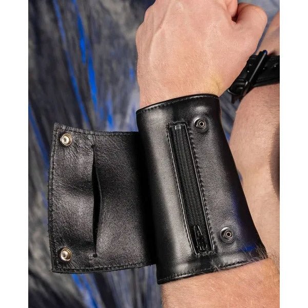 Mr.S Leather Heavy Duty Wrist Cuff & Wallet