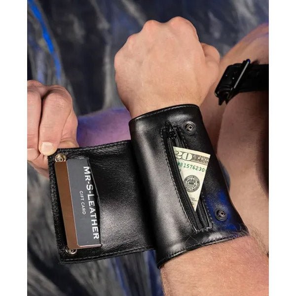 Mr.S Leather Heavy Duty Wrist Cuff & Wallet