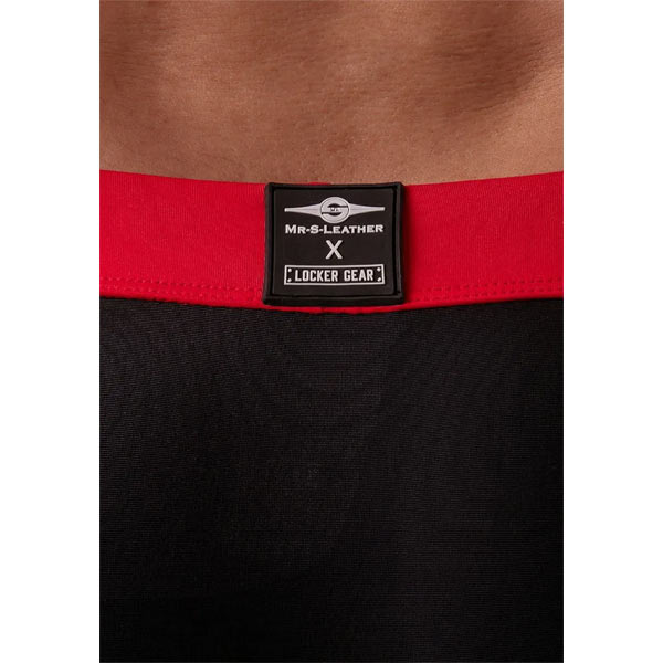 Mr.S Leather Soaker Swim Brief | Red
