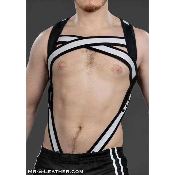 Mr.S Leather X-Factor Bold Color Cock Strap | White