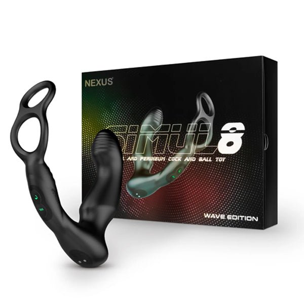 NEXUS SIMUL8 WAVE EDITION Vibrating Dual Motor Anal Cock and Ball Toy