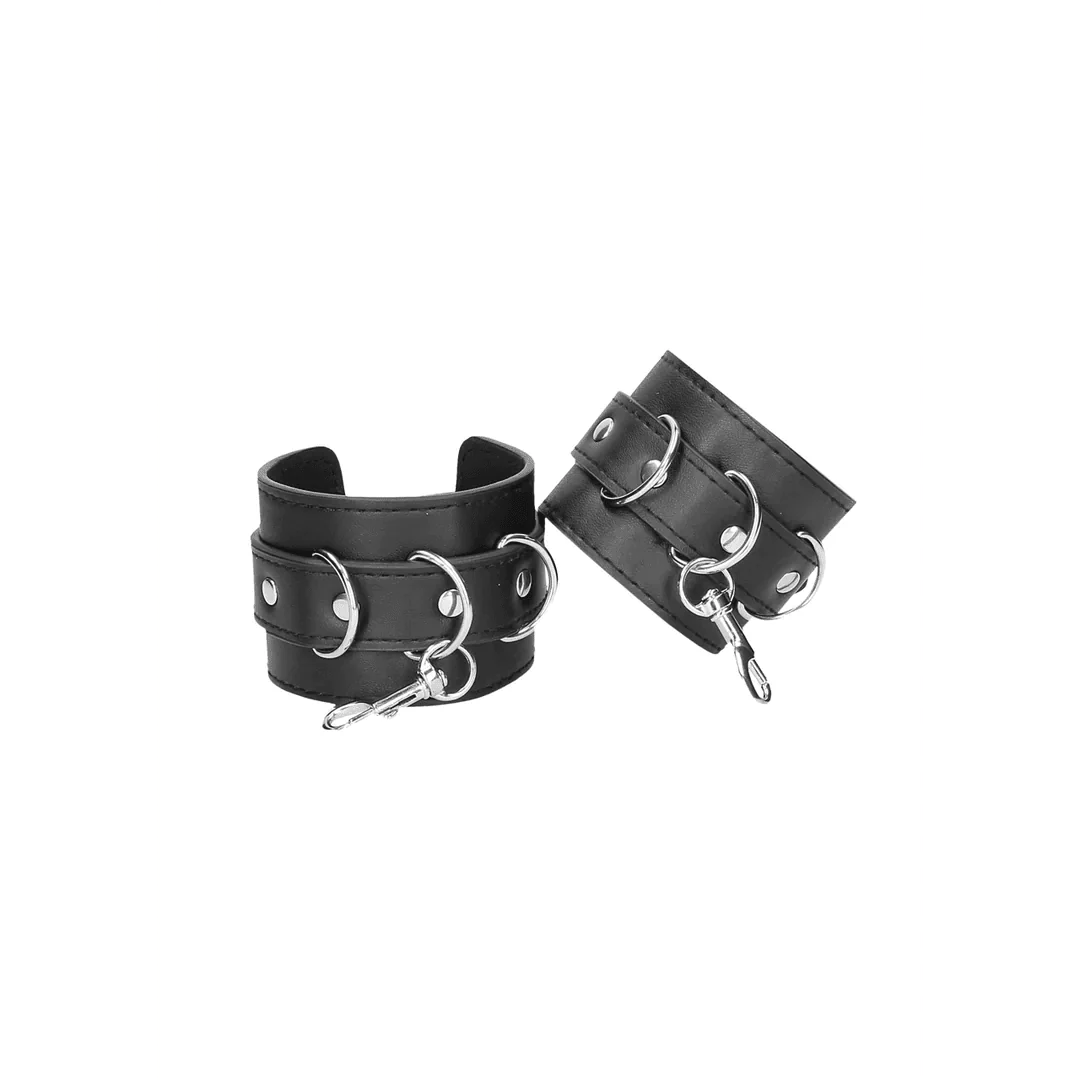 OUCH Bonded Leather Hogtie with Hand and Ankle Cuffs