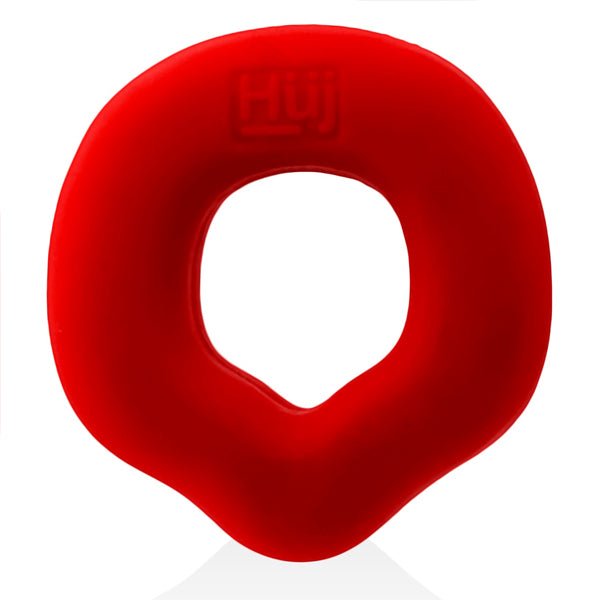 Oxballs FIT GRIPS 2-pack ergo-fit cockrings BLACK/RED