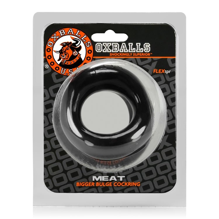 Oxballs MEAT Bigger Bulge Enhancing Cockring | Black