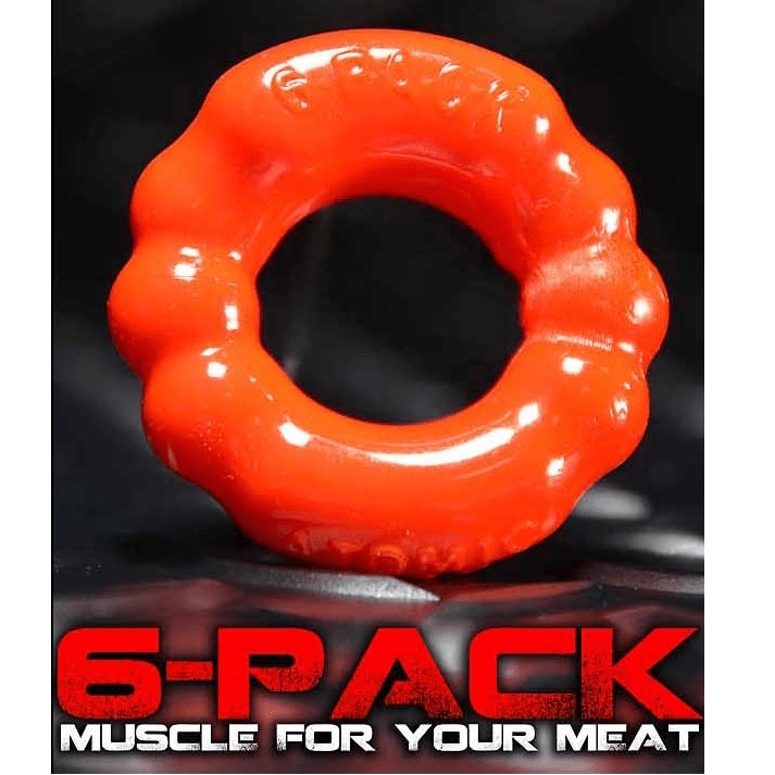 Oxballs SIXPACK Cock Ring | Red