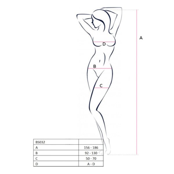 Passion The Siren Crotchless Body Stocking