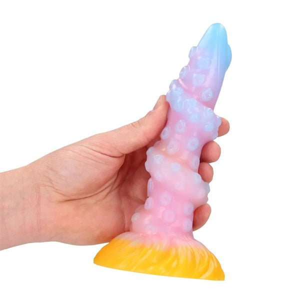 Rainbow Kraken - Silicone Butt Plug - Rainbow