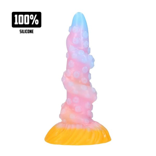 Rainbow Kraken - Silicone Butt Plug - Rainbow