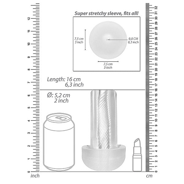 Rechargeable Smart Cyber Pump with Sleeve | Transparent