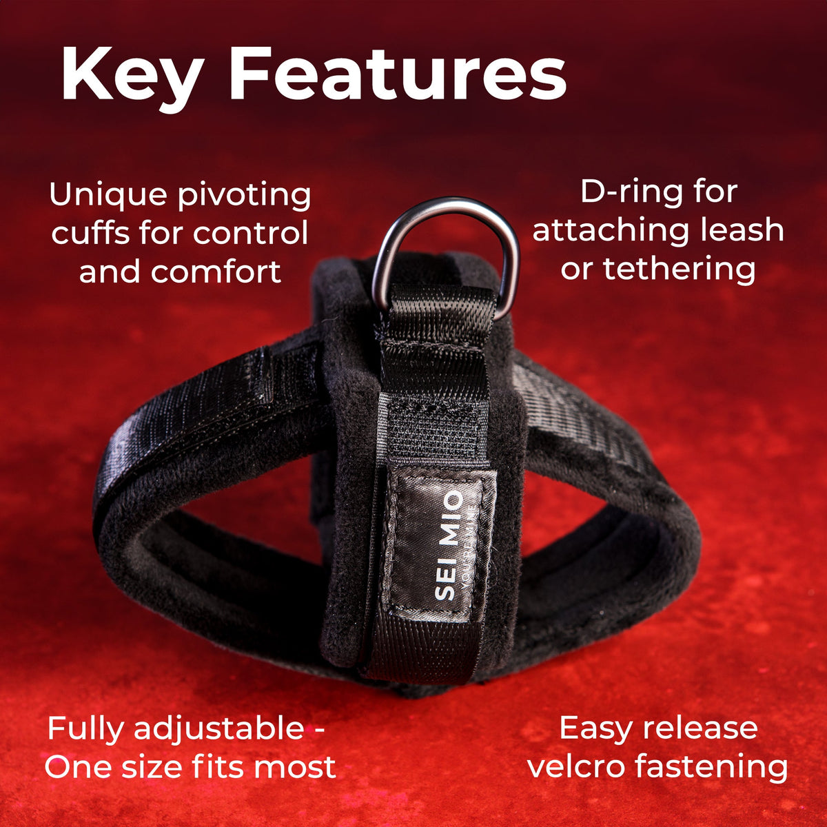 SEI MIO - Cross Purposes - Over-Wrap Cross Cuff Restraints
