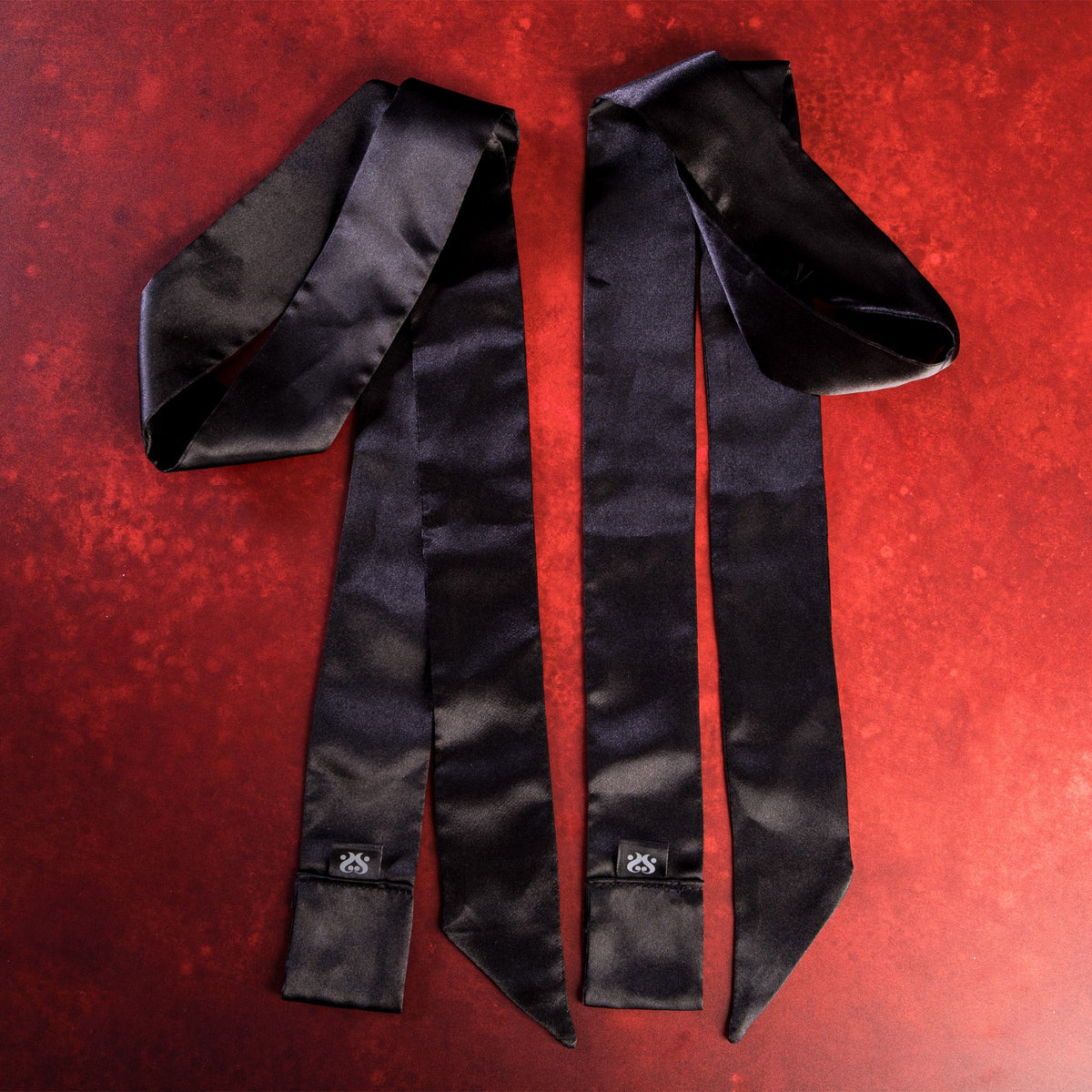 SEI MIO - Nights in Tied Satin - 2 x Silk Sash Restraints