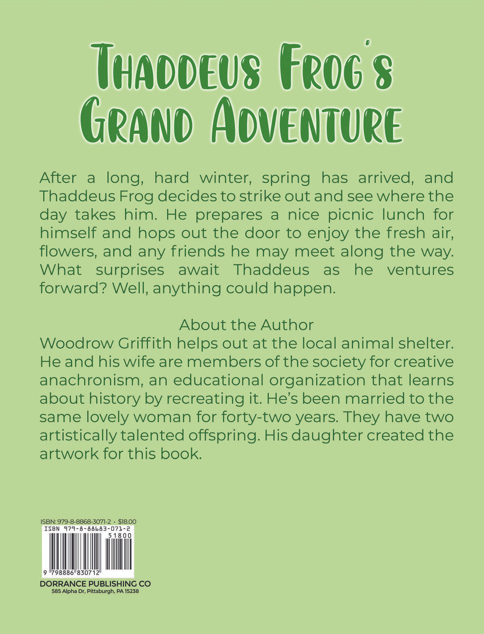 Thaddeus Frog's Grand Adventure