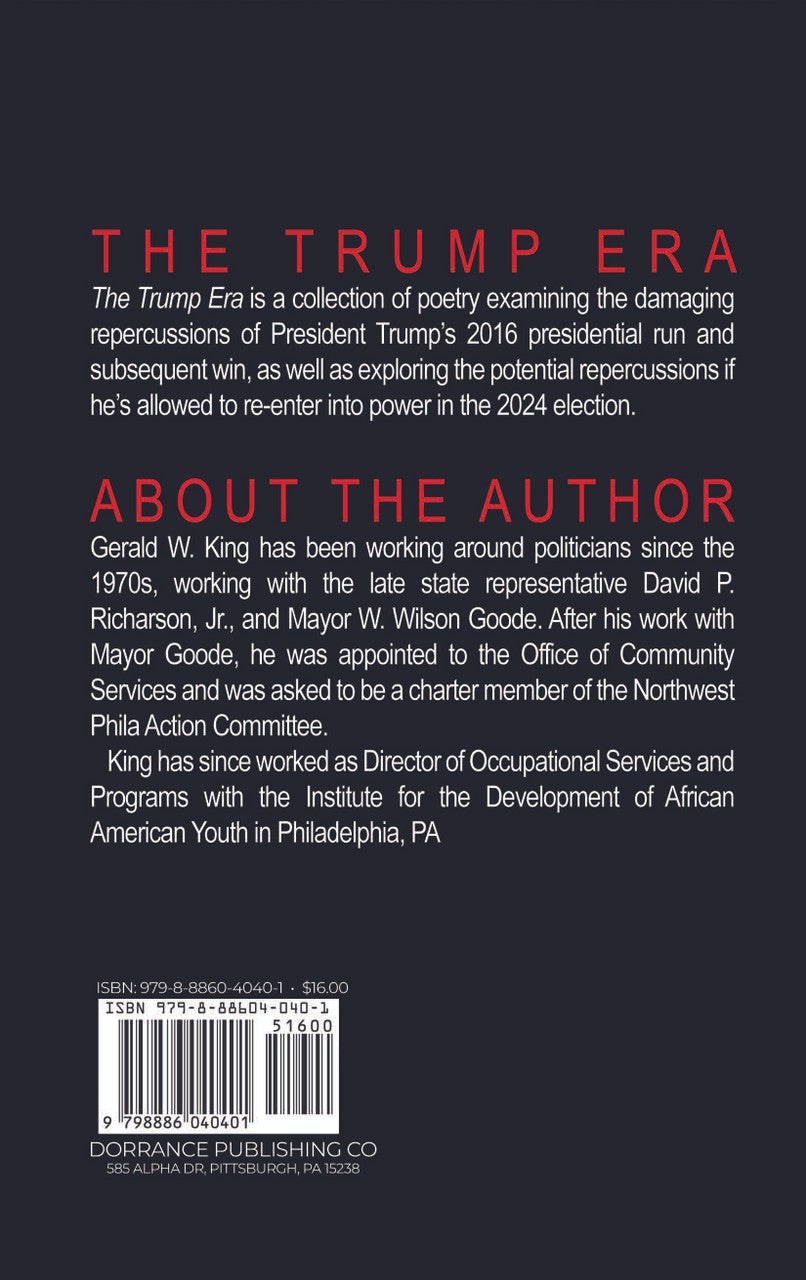 The Trump Era: A Book Of Poetry
