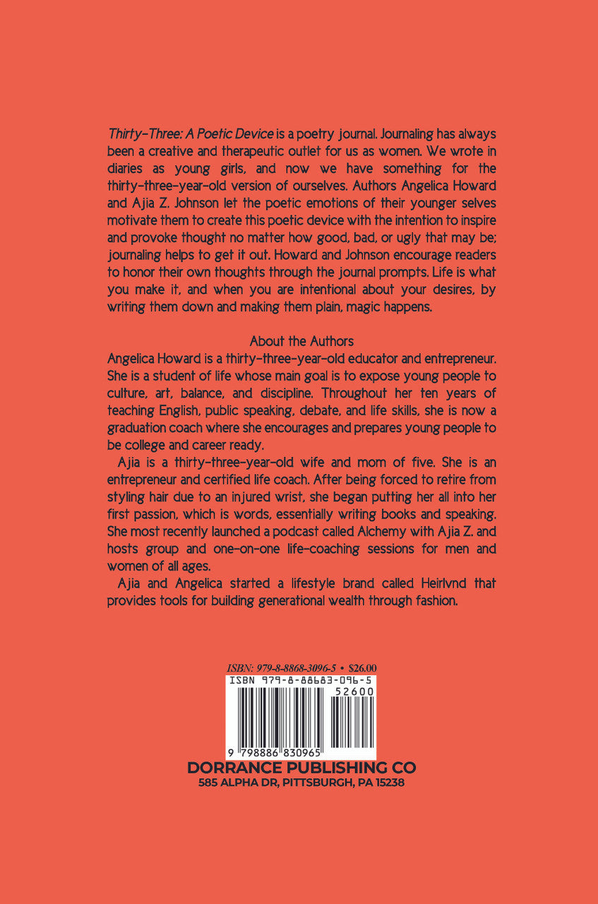 Thirty-Three: A Poetic Device