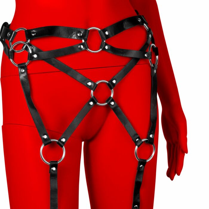 Uberkinky Criss-Cross Waist and Thigh Harness