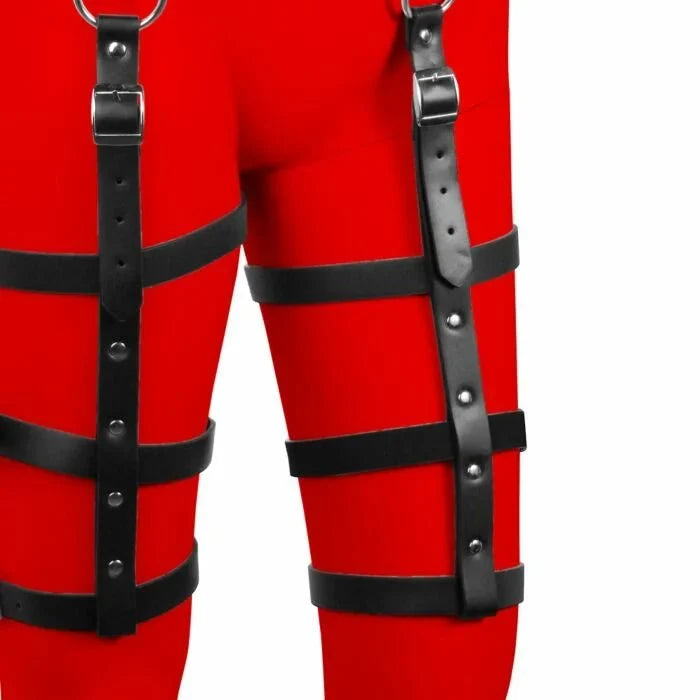 Uberkinky Seduction Waist and Thigh Bondage Harness
