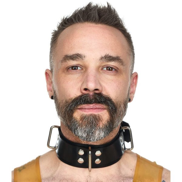 Vilain Garçon Heavy Rubber Dog Collar | Small