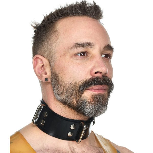 Vilain Garçon Heavy Rubber Dog Collar | Small